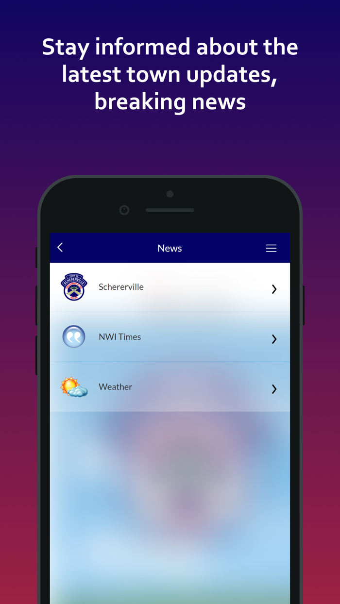 Town of Schererville IN.