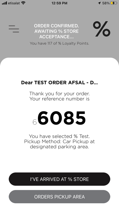 % ARABICA UAE Screenshot