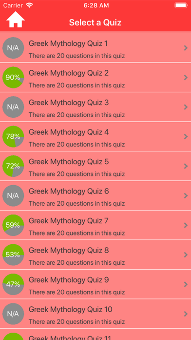 Greek Myths & Gods Trivia Screenshot