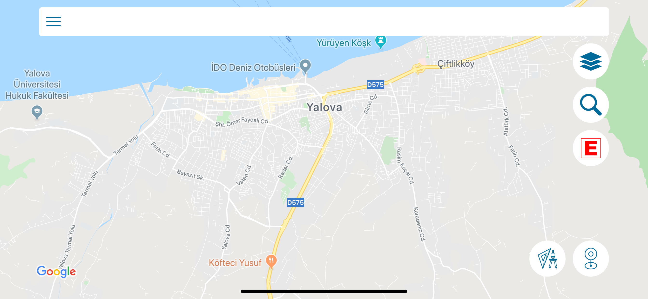 Mobil Yalova Kent Rehberi