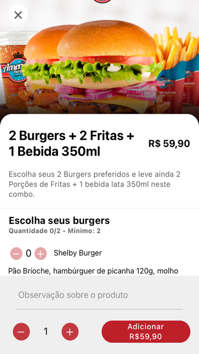 American Burger Delivery Screenshot