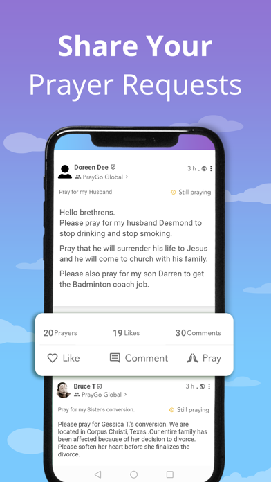 Pray Go -Christian Prayer App Screenshot