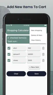 shopping calculator app iphone screenshot 4