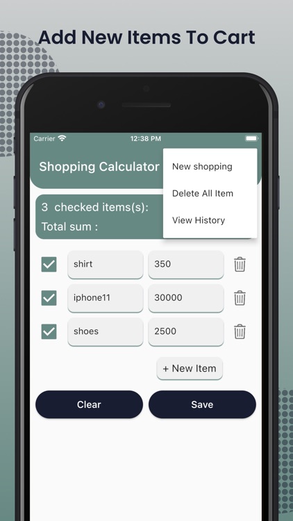 Shopping Calculator App screenshot-3