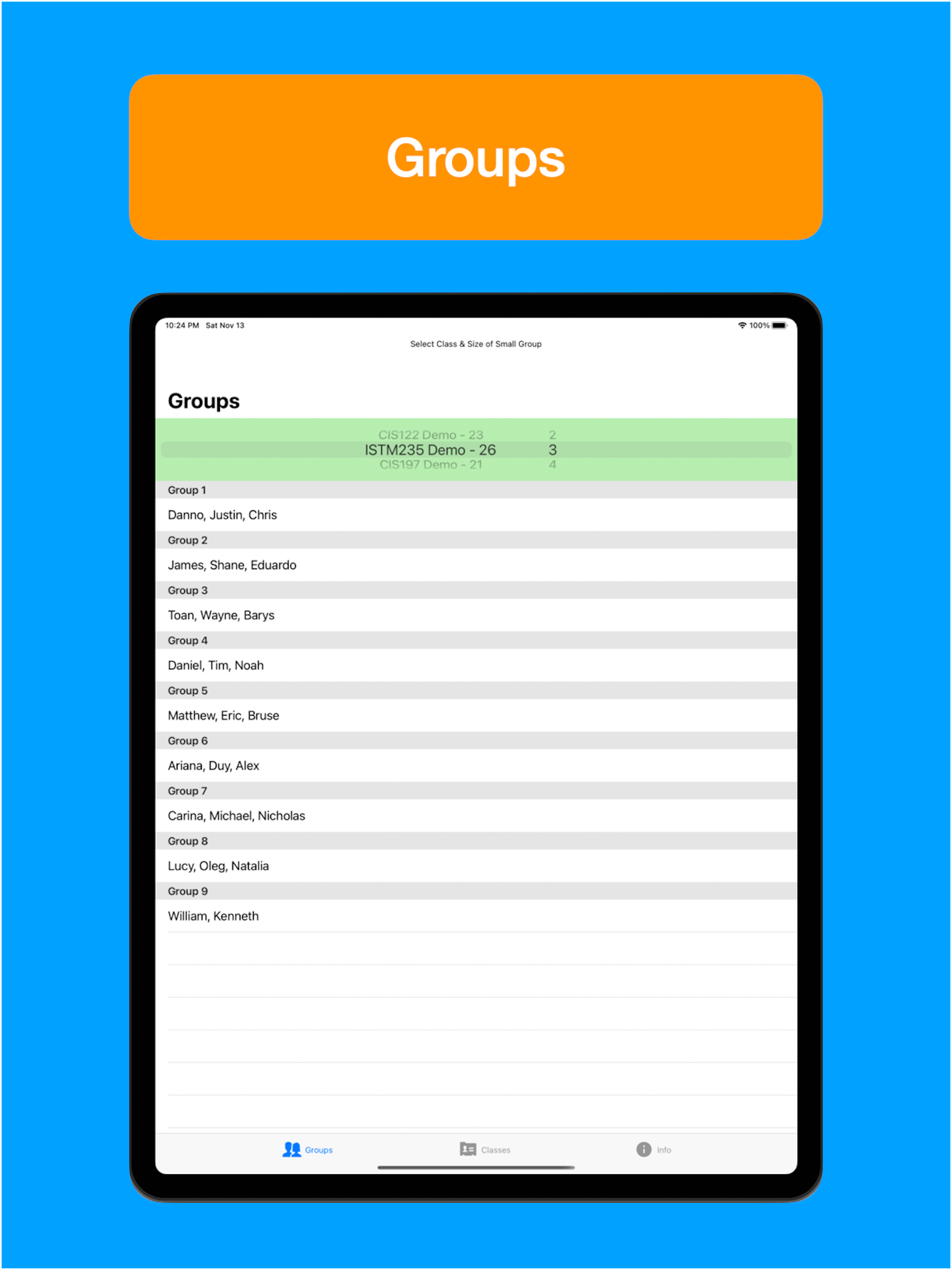 Teacher Group Maker