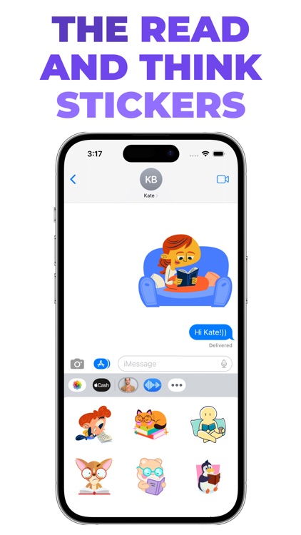 The Read and Think stickers