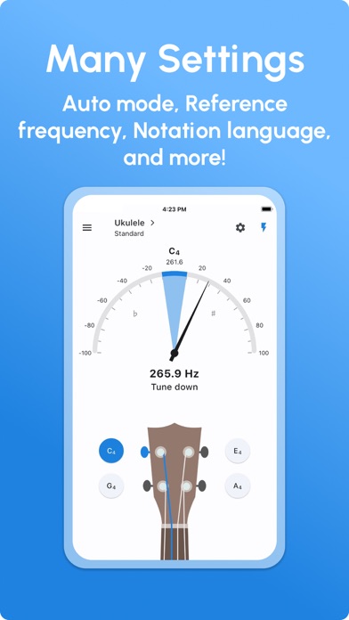 Ukulele Tuner - LikeTones Screenshot