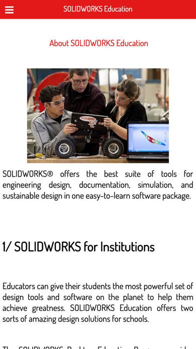 SOLIDWORKS Education Screenshot