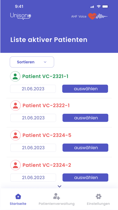 AHF Voice Screenshot