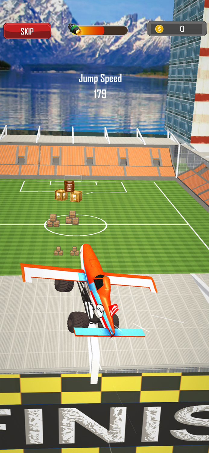 Plane Crash Landing 3D Game