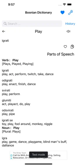 Game screenshot Smart Bosnian Dictionary apk