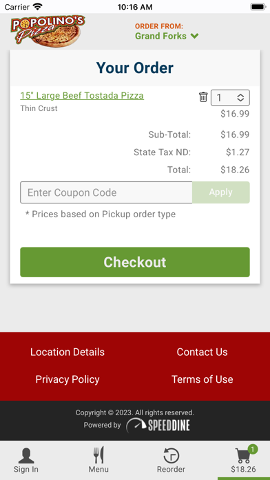 Popolino's Pizza Screenshot