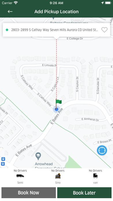 zTruck - Customer Screenshot