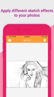 photo to sketch pencil drawing iphone screenshot 1