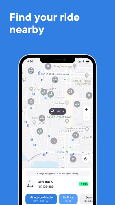 Screenshot #2 pour JET – scooter sharing