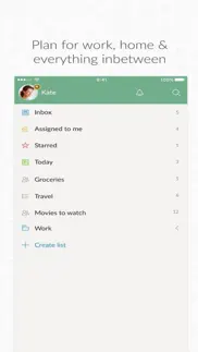 wunderlist-to do list tasks iphone screenshot 3