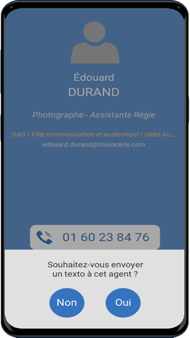 Annuaire INSEP Screenshot