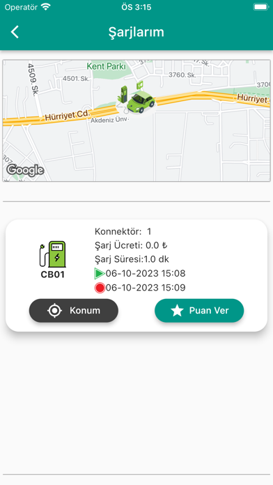 MaviŞarj Screenshot