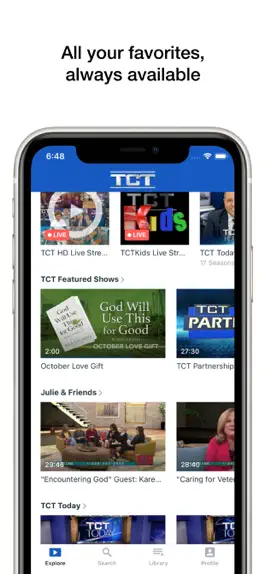 Game screenshot TCT - Live and On-Demand TV hack