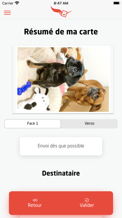Timbreos, votre carte postale Screenshot