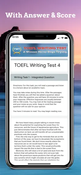 Game screenshot EZ Test - TOEFL® Writing hack
