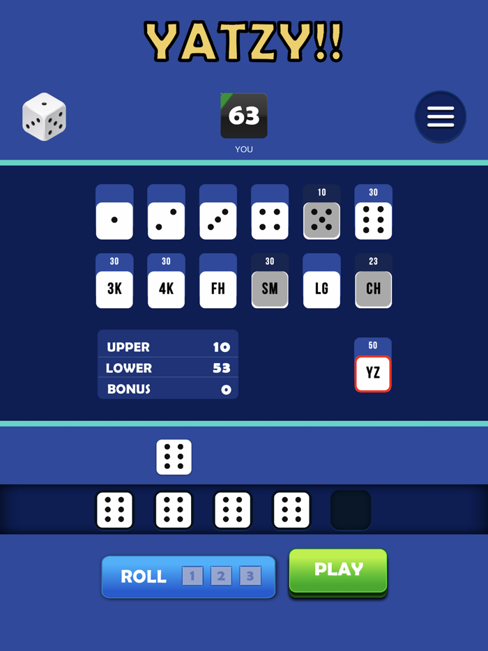 Yatzy - Classic Dice Game