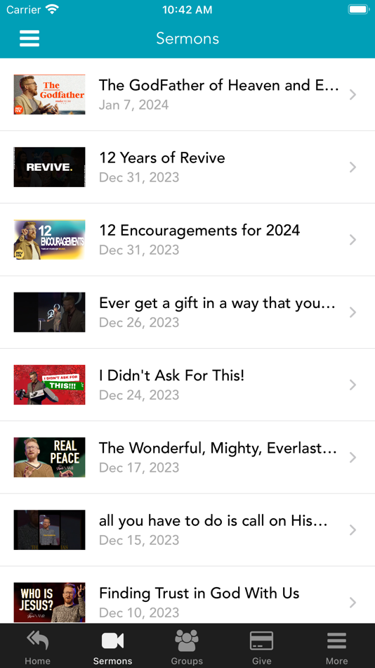 #3. Revive Church App (iOS) 由: Revive Church Ministries, Inc.
