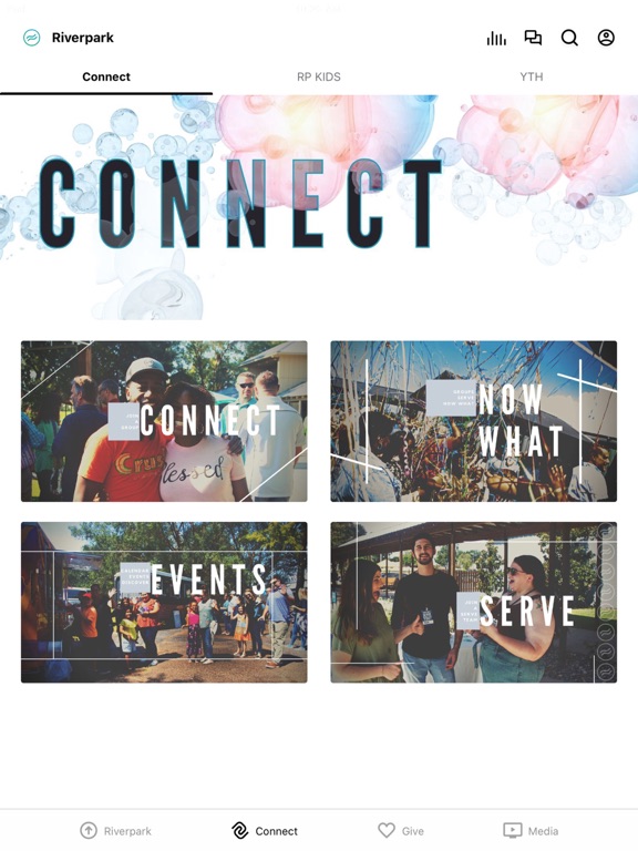 Riverpark Church iPad screenshot 2 - Lifestyle app
