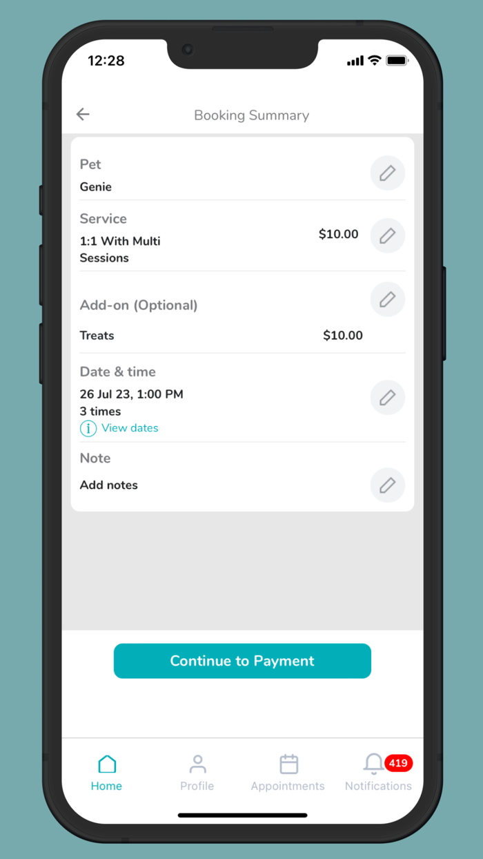 BookYourPet Appointments