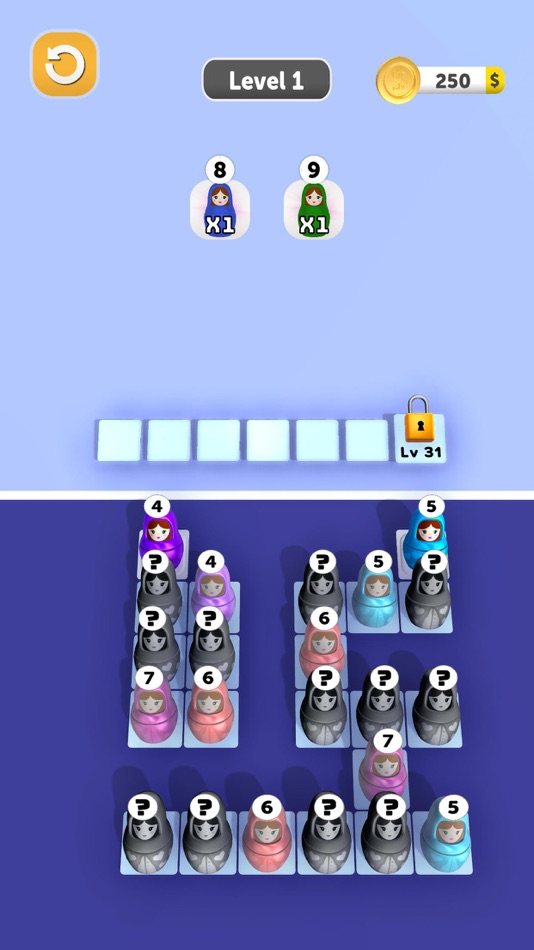 #3. Matryoshka Merge (iOS) 由: 3A YAPIM VE YAZILIM DANISMANLIK LIMITED SIRKETI