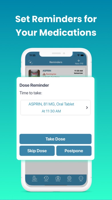 Dosecast: My Pill Reminder App Screenshot