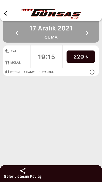 Hatay Günsas Turizm Screenshot