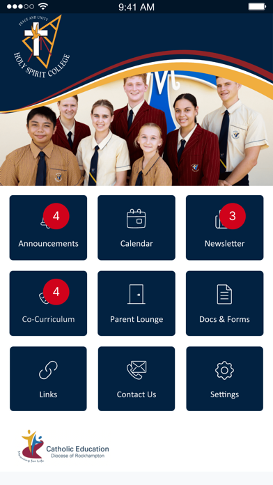 Holy Spirit College Screenshot