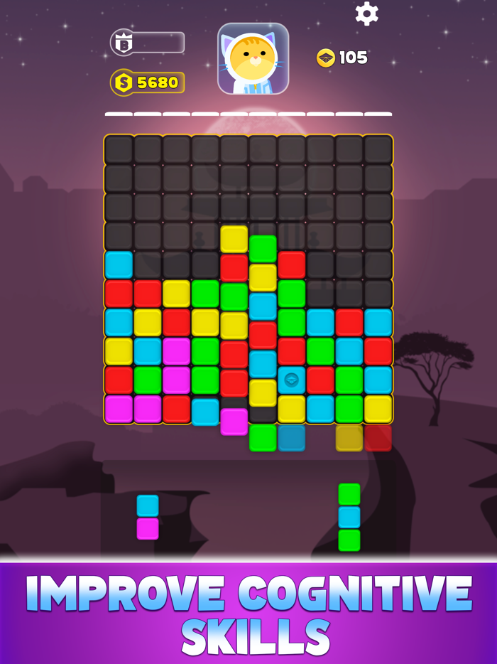 Blocky Color Match Puzzle