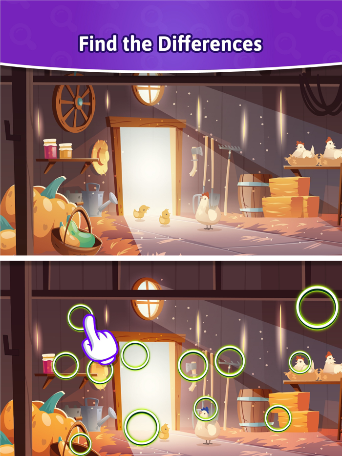 Differences Hunt Find and Spot