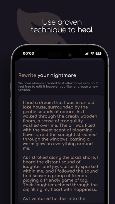 Screenshot #3 pour Loveself: Heal Nightmares