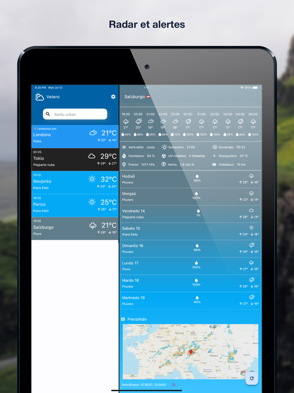 Screenshot #5 pour Vetero: Météo