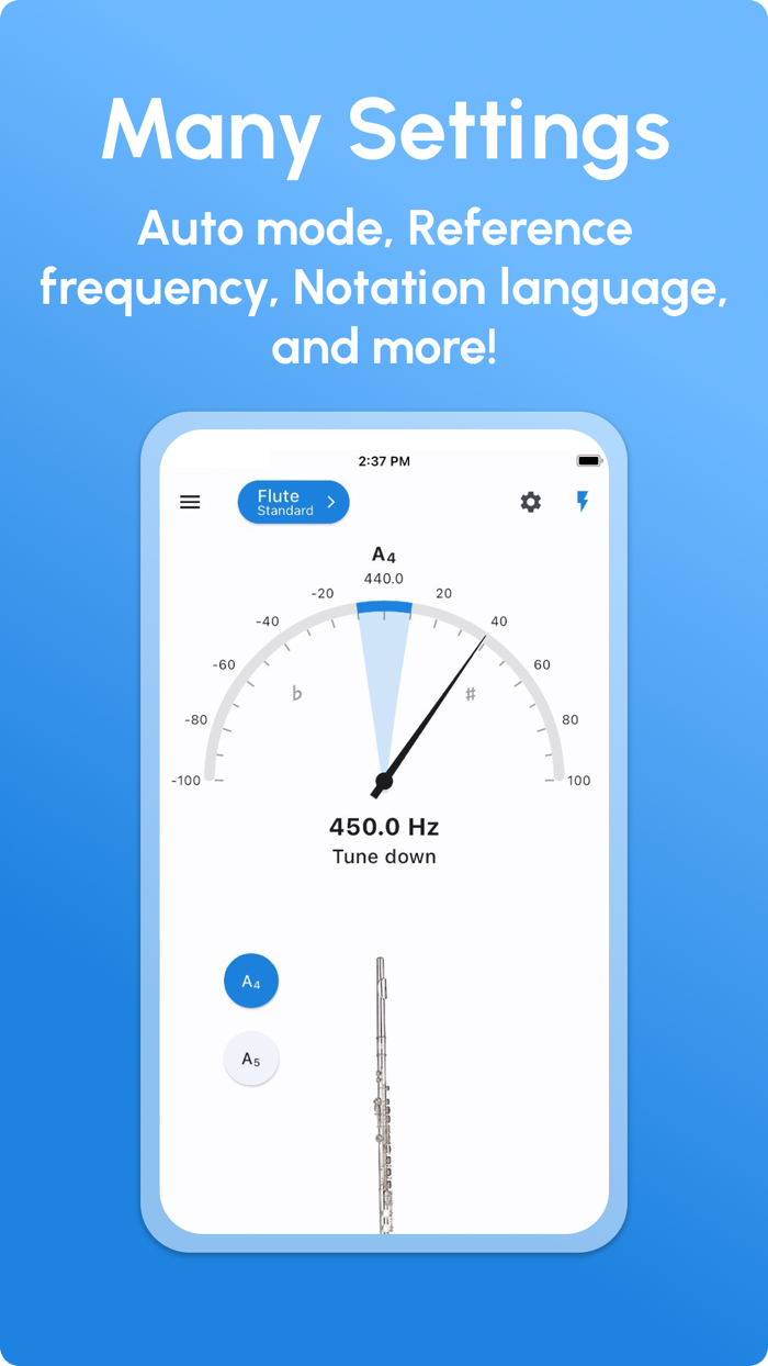 Flute Tuner - LikeTones