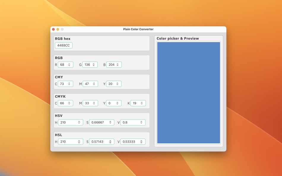 Plain Color Converter - 0.5.1 - (macOS)