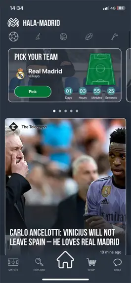 Game screenshot Hala-Madrid mod apk