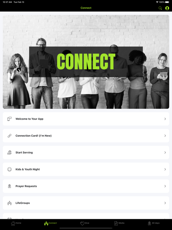 MovementChurch.Online iPad screenshot 2 - Lifestyle app
