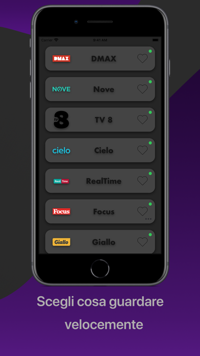 Play TV - Programmi italiani Screenshot