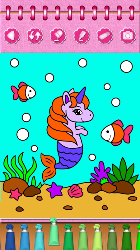 Unicorn Coloring Pony Games screenshot 8