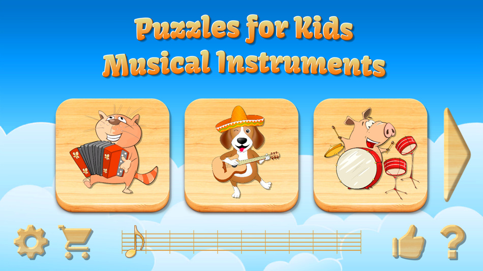 #3. Kids Puzzles・Music Instruments (iOS) Podle: CLEVERBIT LTD