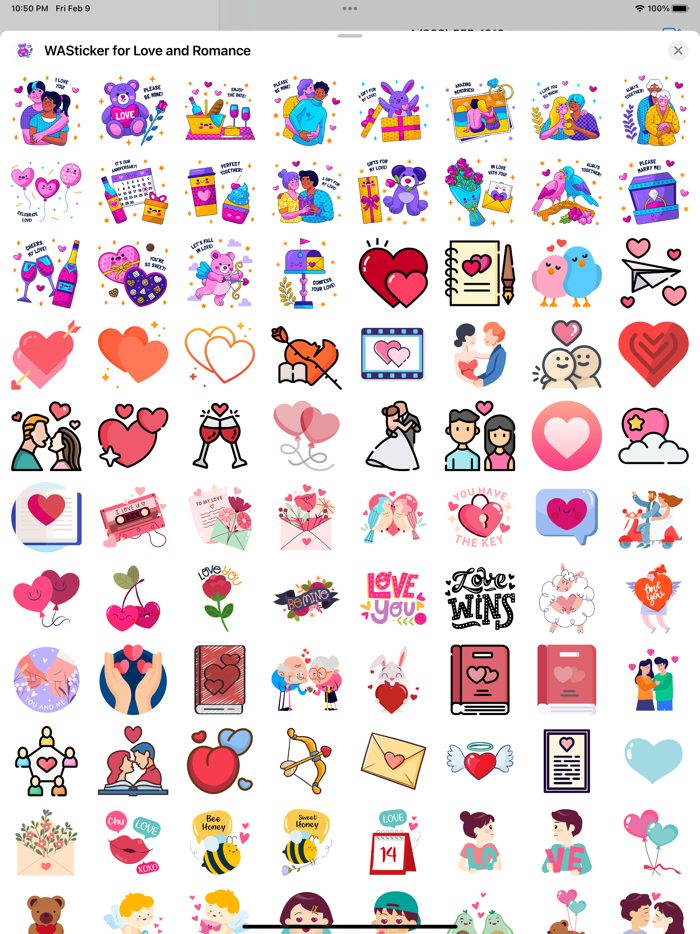 WASticker for Love  Romance