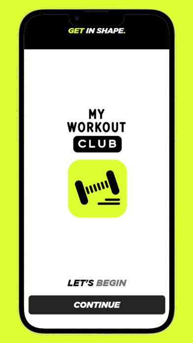 My Workout Club Screenshot