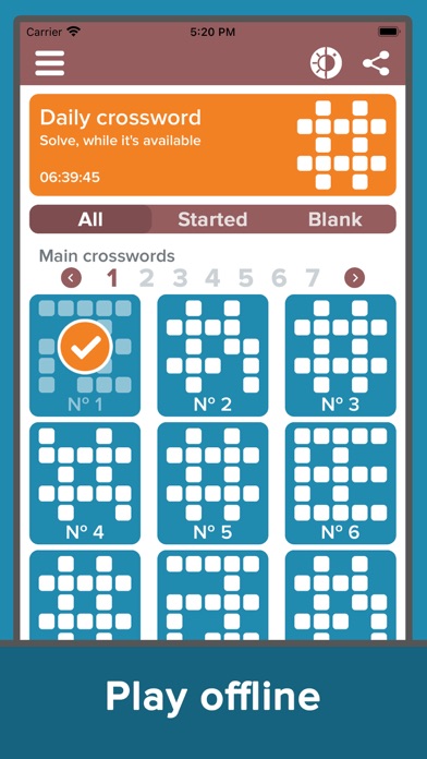 Crossword: Grand collection Screenshot