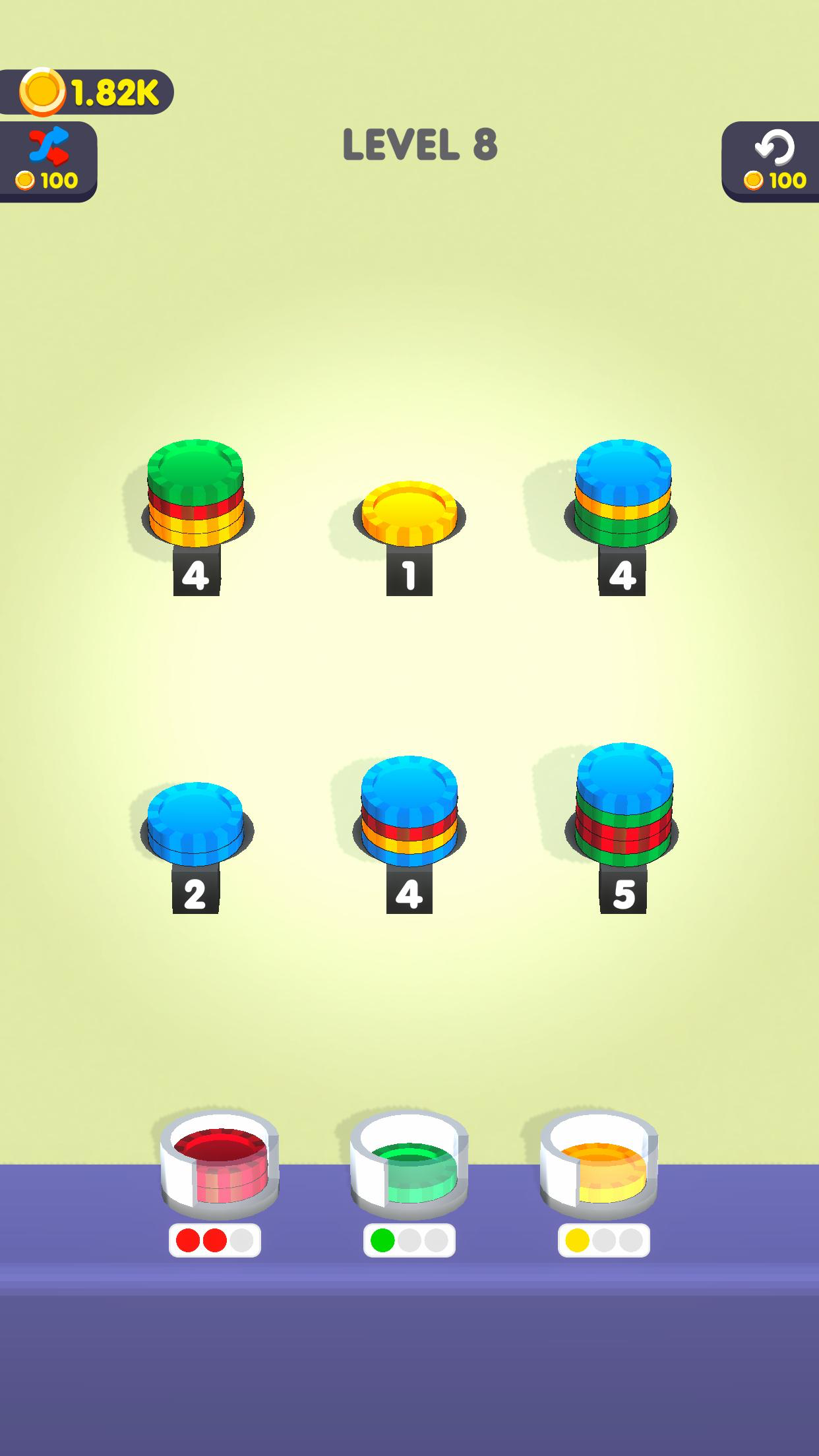 Coin Sort Puzzle!