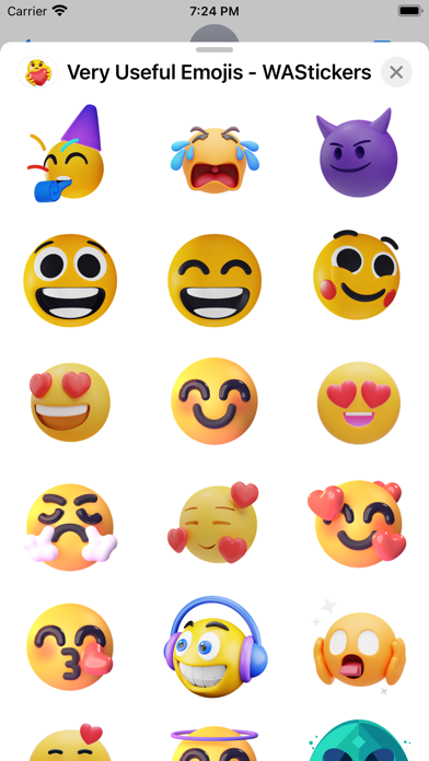 Very Useful Emojis - WASticker Screenshot