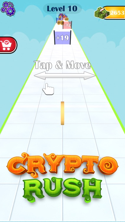 Crypto Rush 3D Coin Roll Race